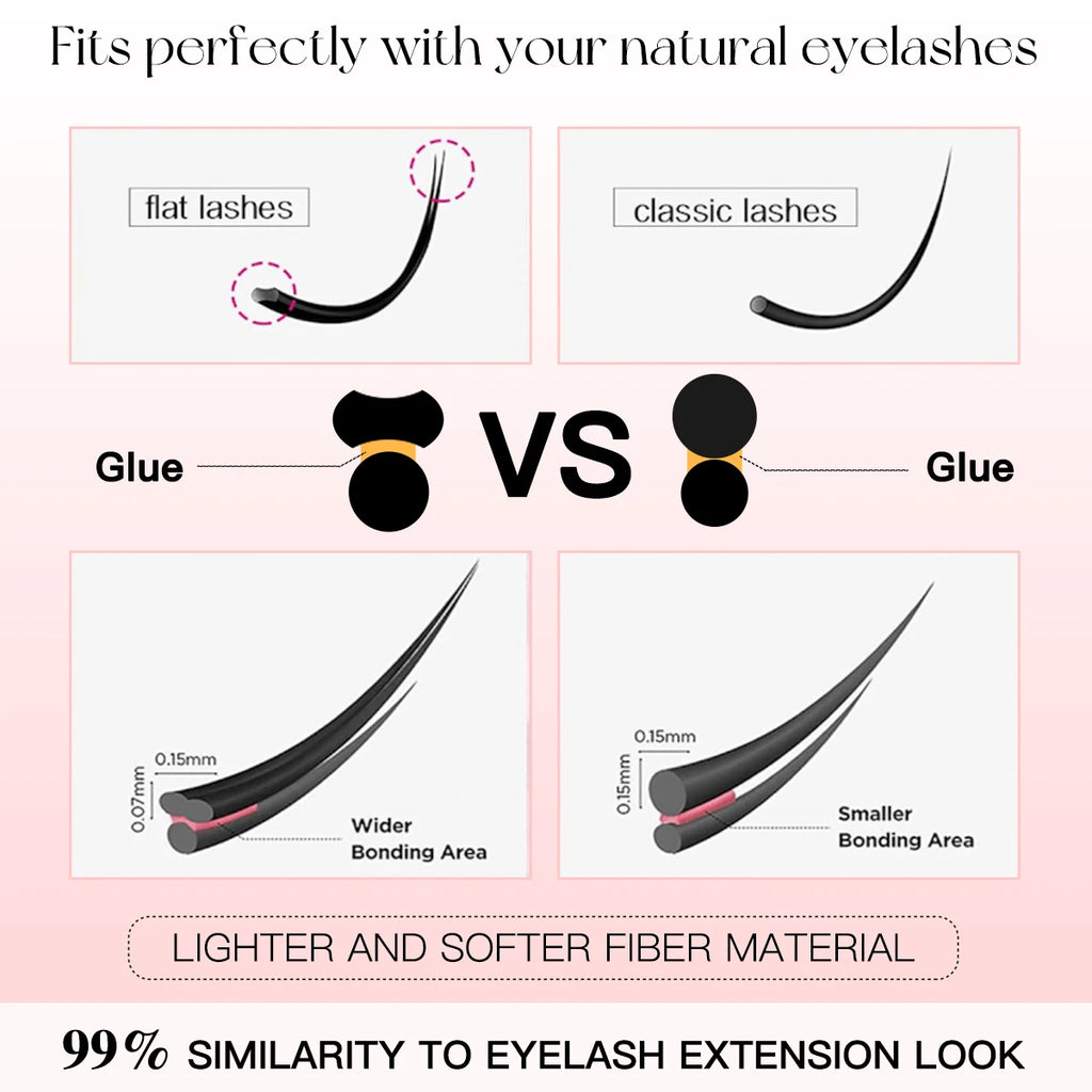 Soft Natural Long False Eyelashes