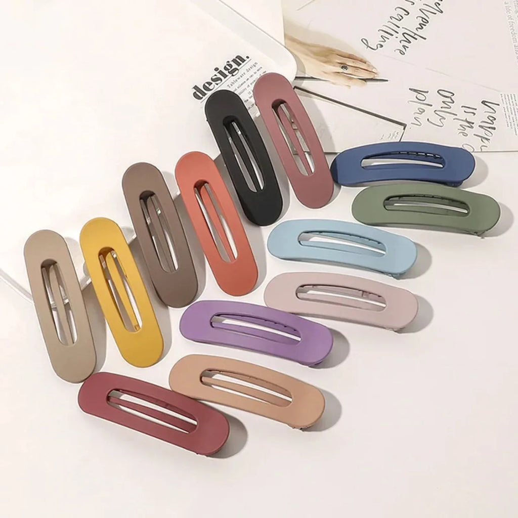 Large Frosted Hair Clip